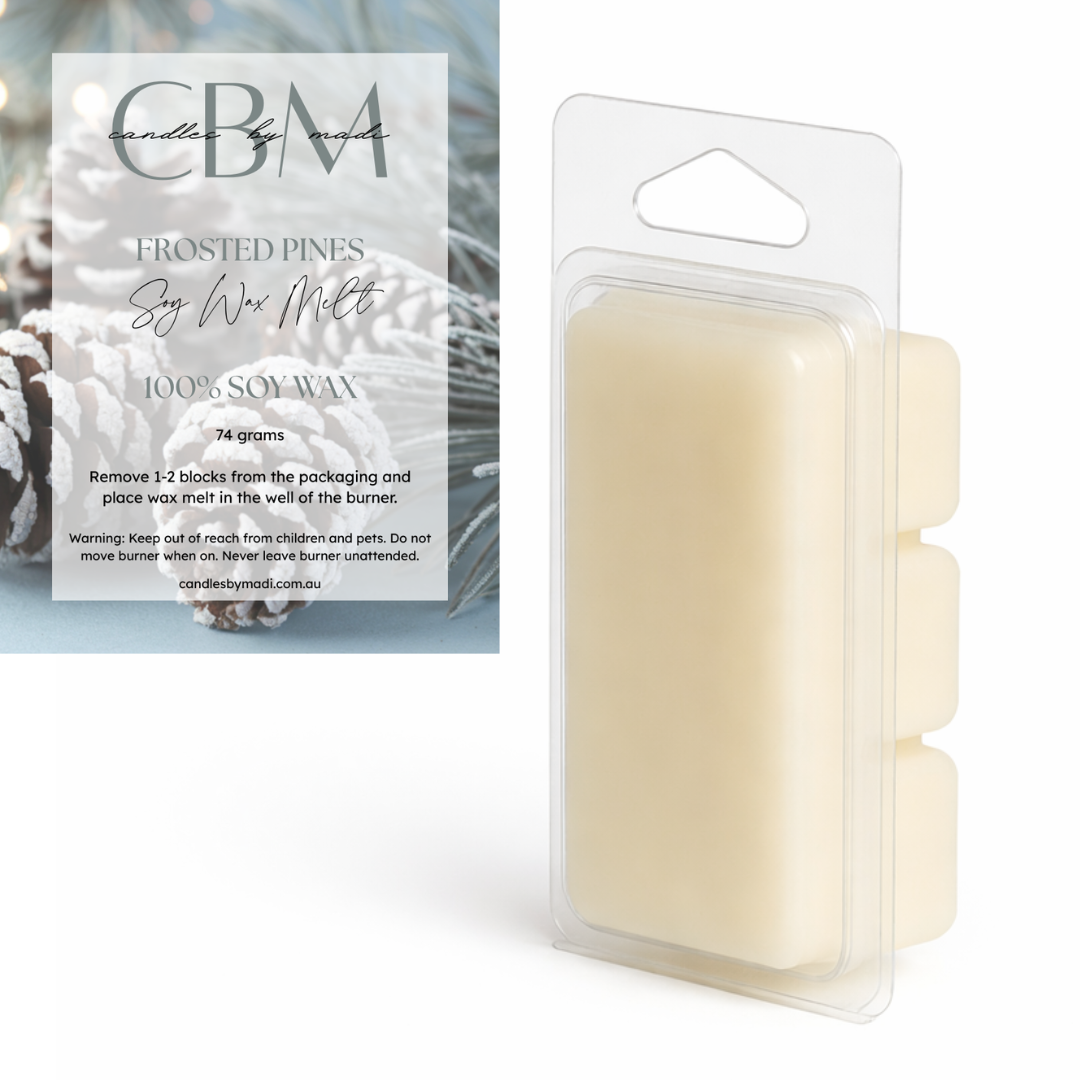 Frosted Pines Soy Wax Melt (74 grams)