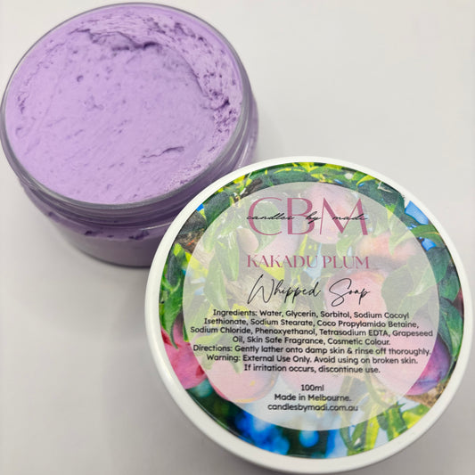 Kakadu Plum Whipped Soap (100ml)