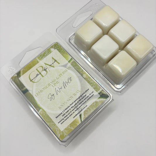 Lemongrass & Persian Lime Wax Melt (75g)