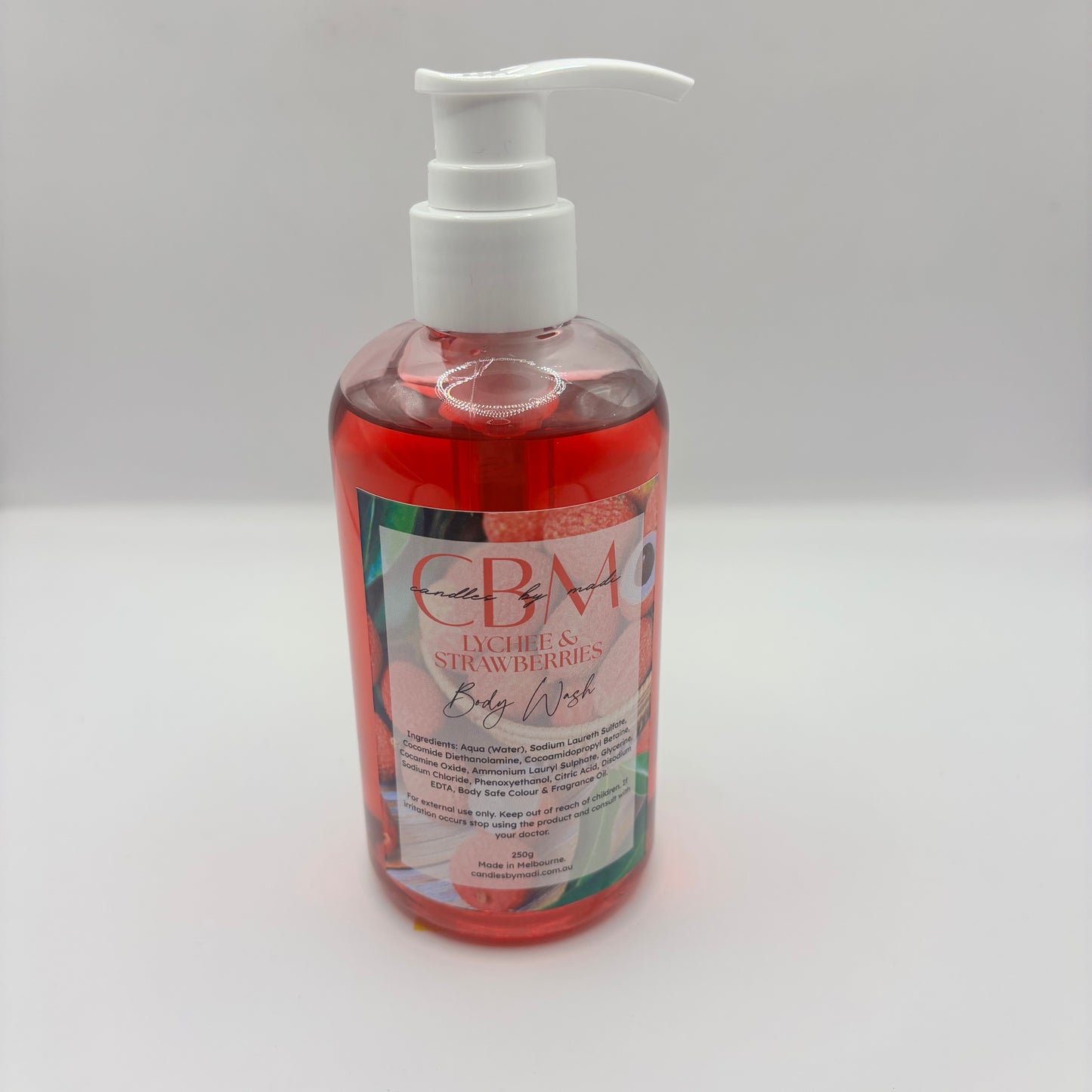 Lychee & Strawberries Body Wash (250g)