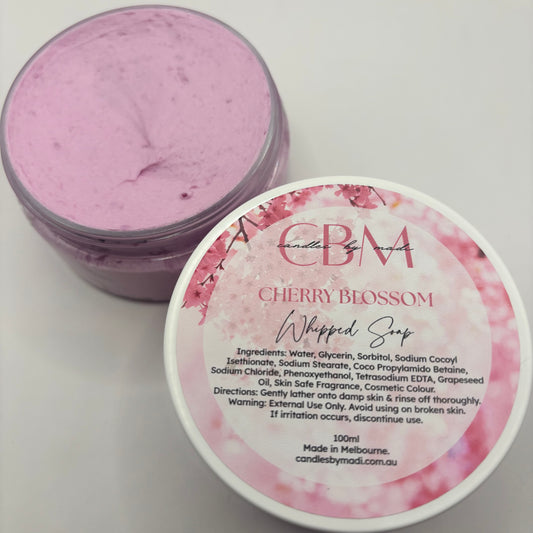 Cherry Blossom Whipped Soap (100ml)