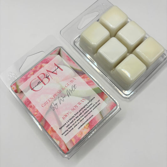 Green Pear & Guava Wax Melt (75g)