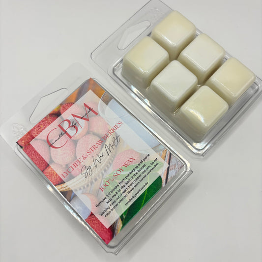Lychee & Strawberries Wax Melt (75g)