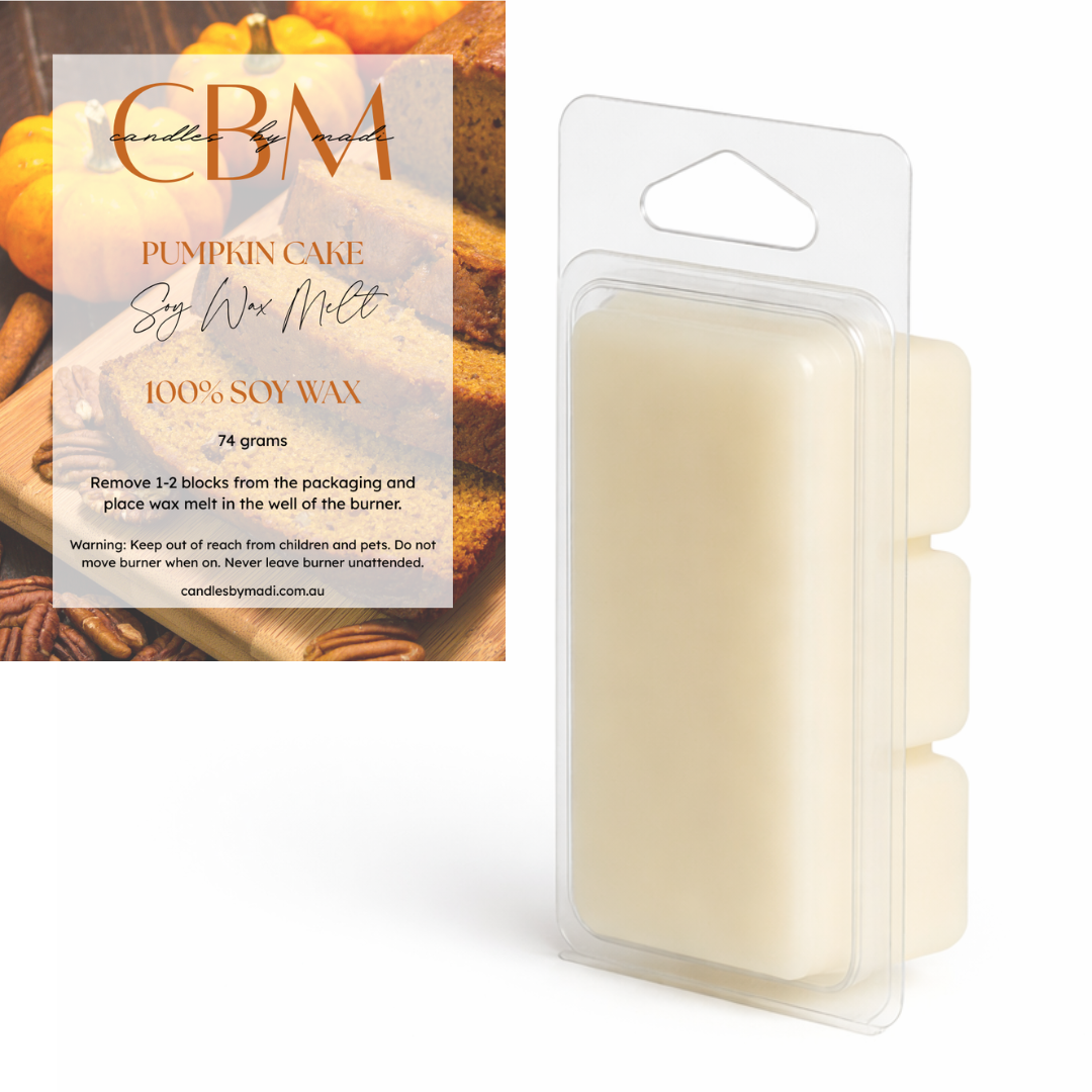 Pumpkin Cake Soy Wax Melt (74 grams)