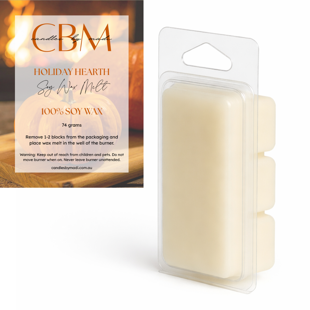 Holiday Hearth Soy Wax Melt (74 grams)