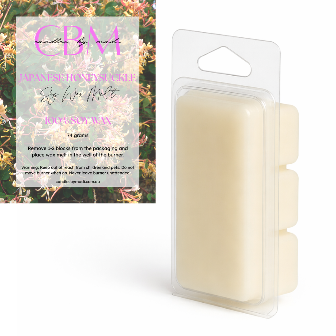 Japanese Honeysuckle Soy Wax Melt (74 grams)