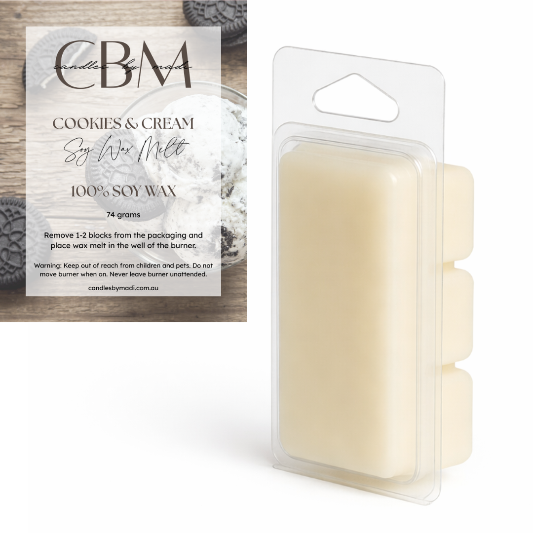 Cookies & Cream Soy Wax Melt (74 grams)