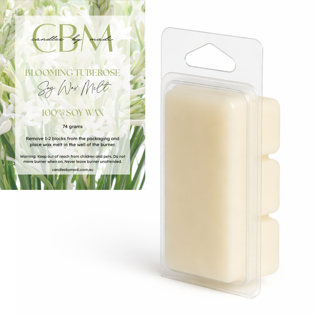 Blooming Tuberose Soy Wax Melt (74 grams)