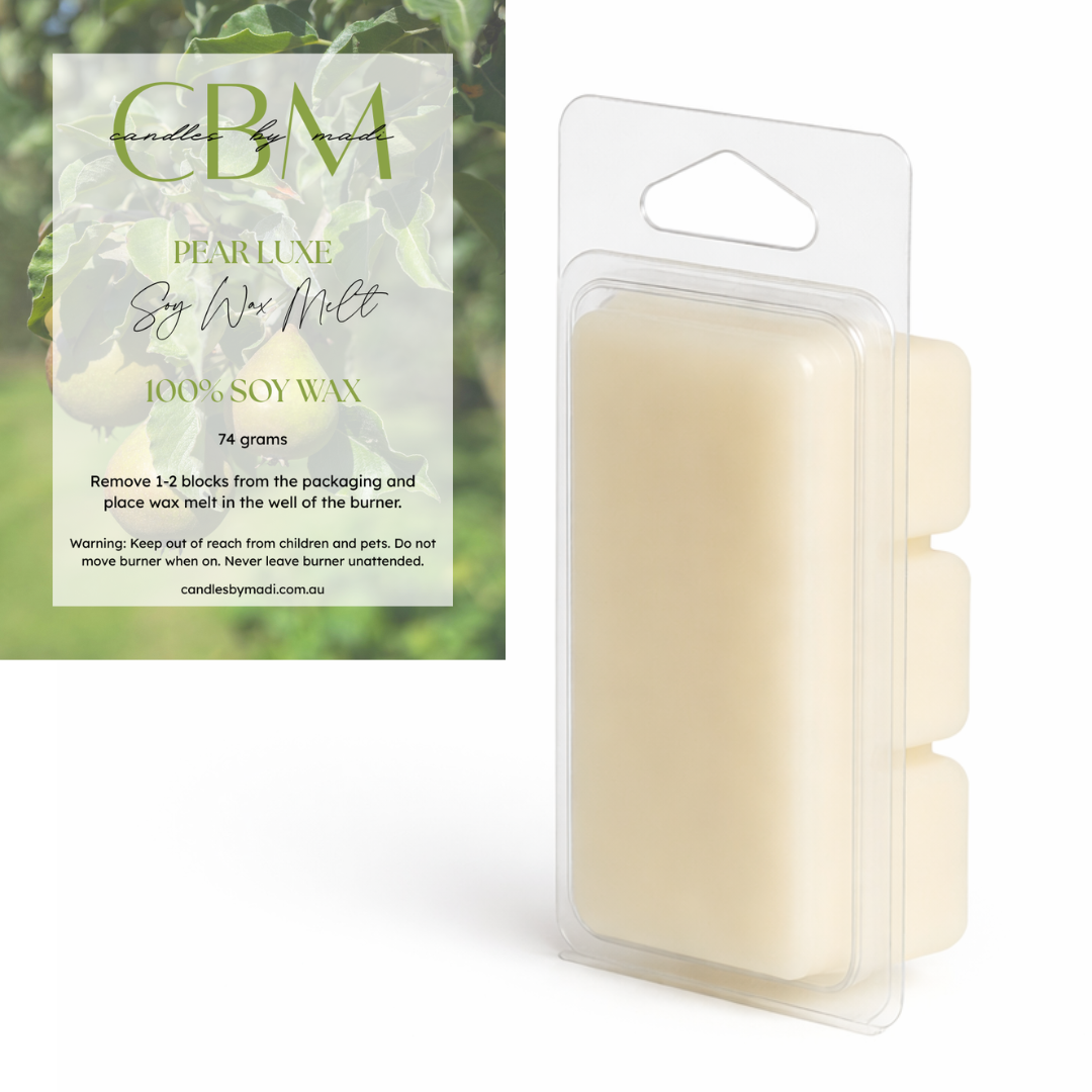 Pear Luxe Soy Wax Melt (74 grams)