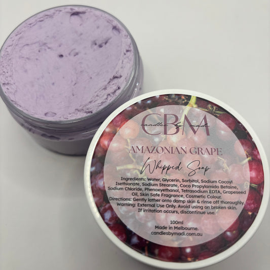 Amazonian Grape Whipped Soap (100ml)