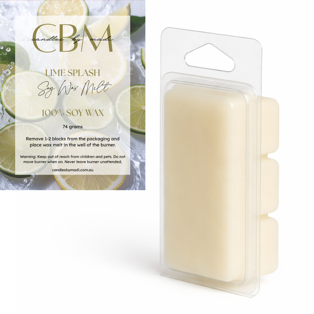 Lime Splash Soy Wax Melt (74 grams)