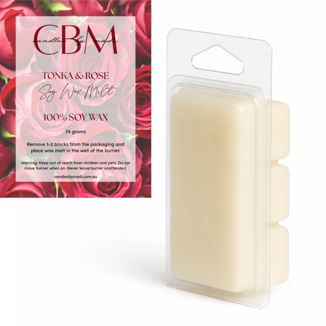 Tonka & Rose Soy Wax Melt (74 grams)