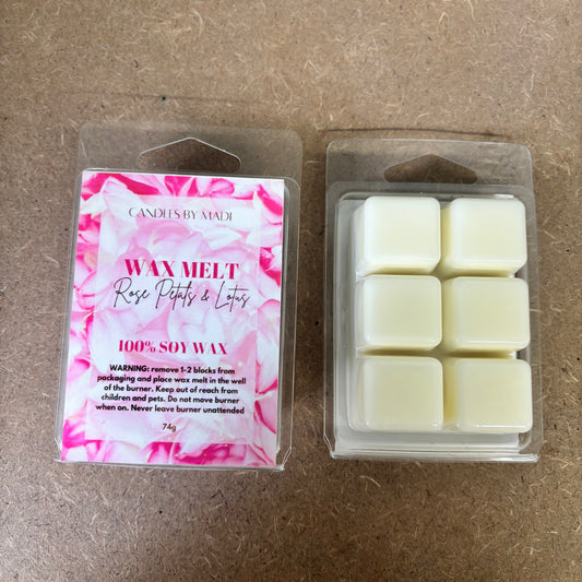 Rose Petals & Lotus Soy Wax Melt