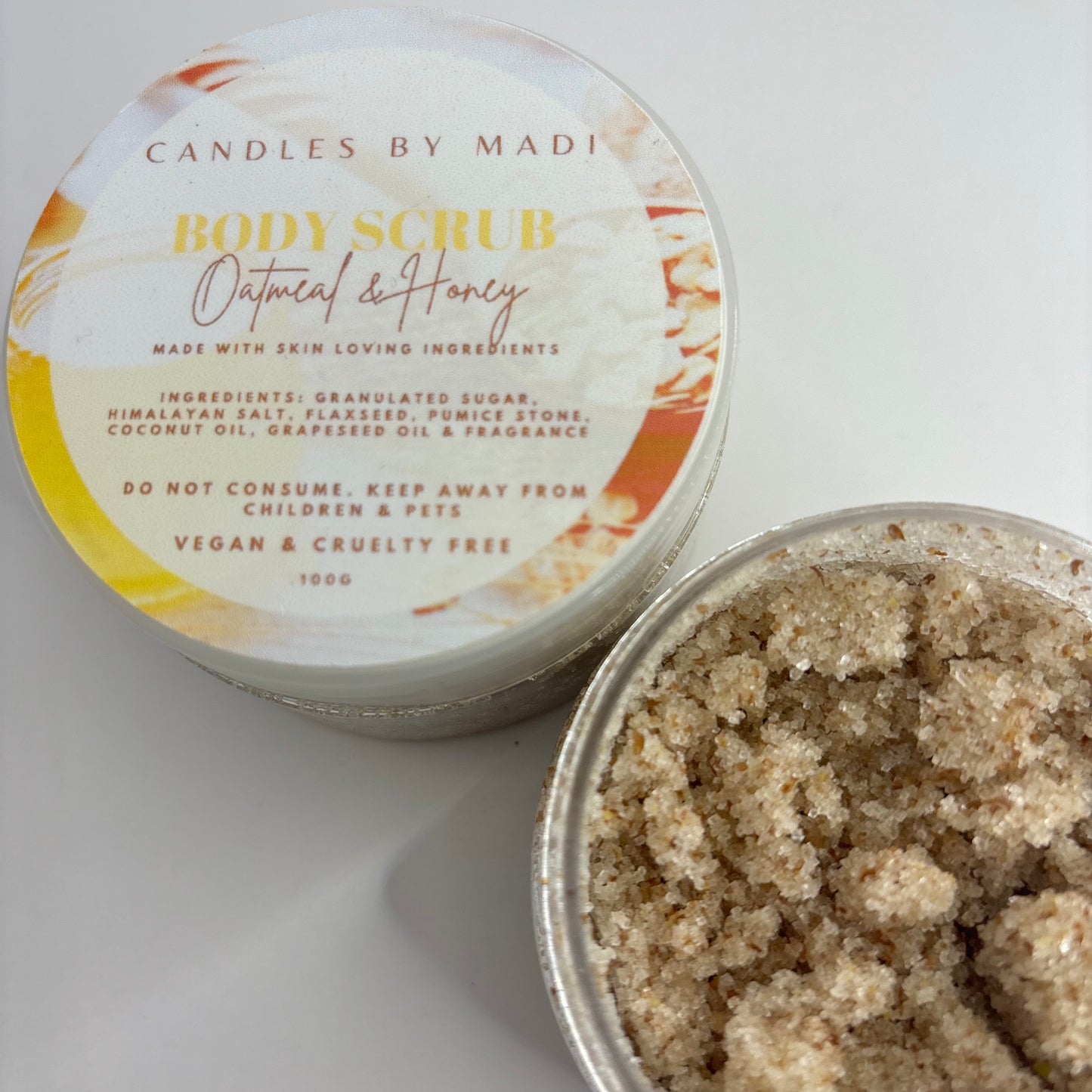 Oatmeal & Honey Body Scrub (100 grams)