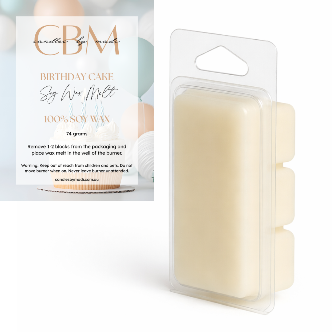Birthday Cake Soy Wax Melt (74 grams)