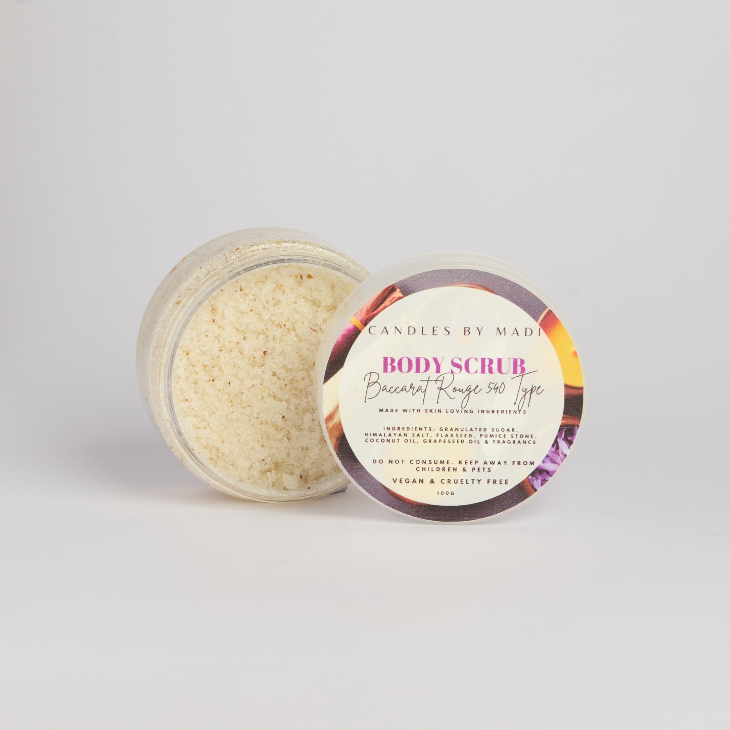 Baccarat Rouge 540 Type Body Scrub (100 grams)