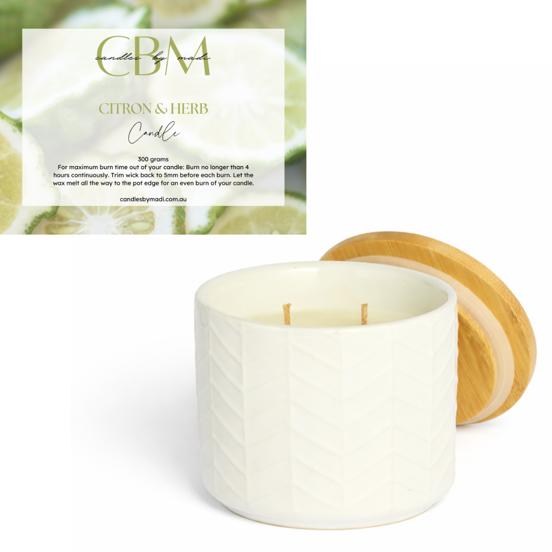 Citron & Herb Candle (300 grams)