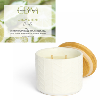 Citron & Herb Candle (300 grams)