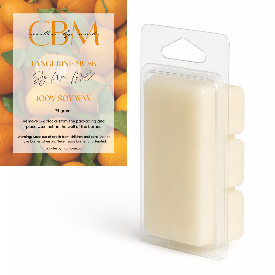 Tangerine Musk Soy Wax Melt (74 grams)