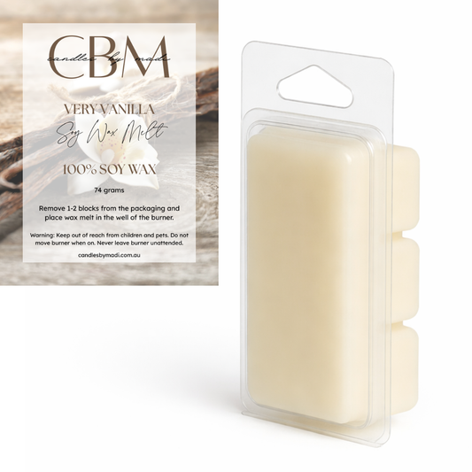 Very Vanilla Soy Wax Melt (74 grams)