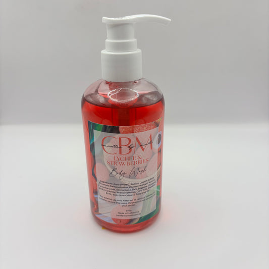 Lychee & Strawberries Body Wash (250g)