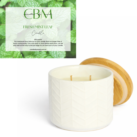 Fresh Mint Leaf Candle (300 grams)