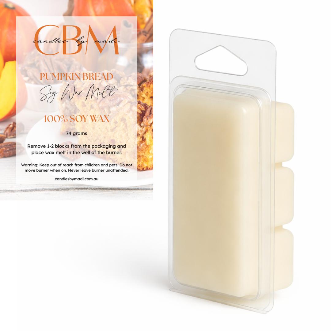 Pumpkin Bread Soy Wax Melt (74 grams)