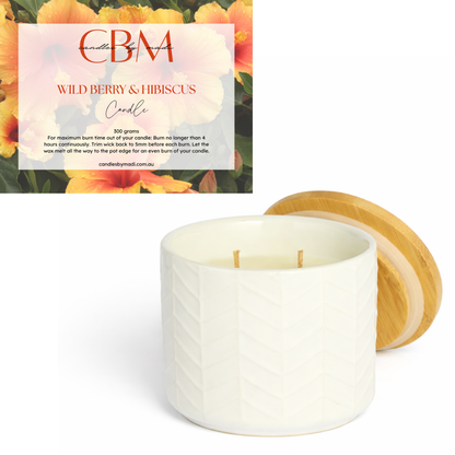 Wild Berry & Hibiscus Candle (300 grams)
