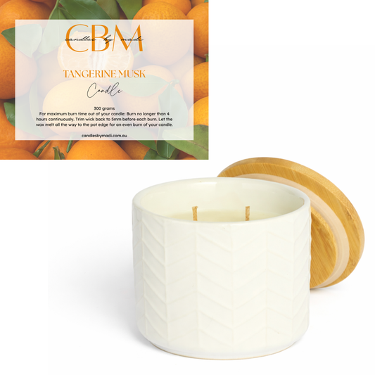 Tangerine Musk Candle (300 grams)
