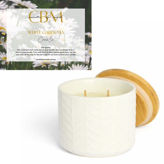 White Gardenia Candle (300 grams)