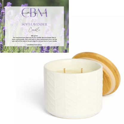 Soft Lavender Candle (300 grams)