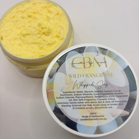 Wild Frangipani Whipped Soap (100ml)