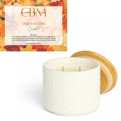 Amber Woods Candle (300 grams)