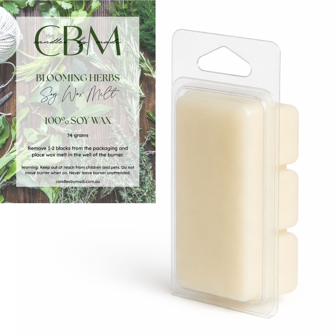 Blooming Herbs Soy Wax Melt (74 grams)