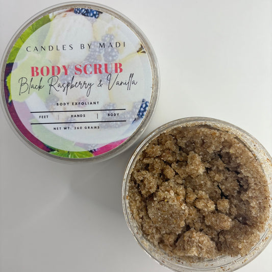 Black Raspberry and Vanilla Body Scrub (260 grams)