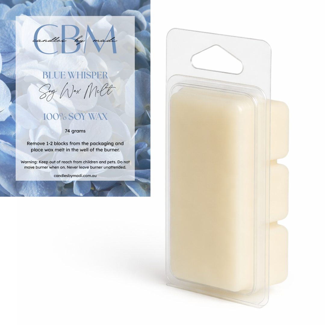 Blue Whisper Soy Wax Melt (74 grams)