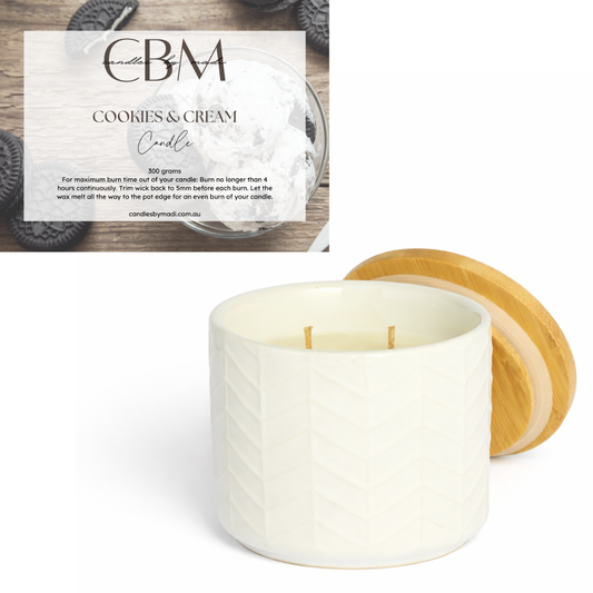 Cookies & Cream Candle (300 grams)