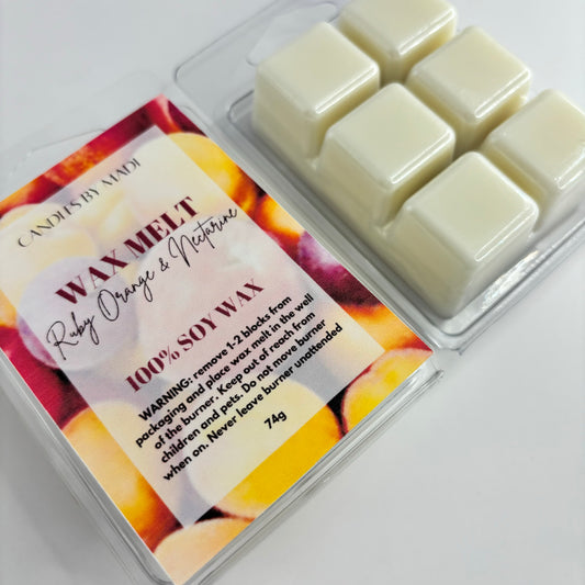 Ruby Orange & Nectarine Soy Wax Melt