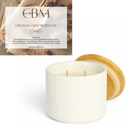 Orange Chai Meringue Candle (300 grams)