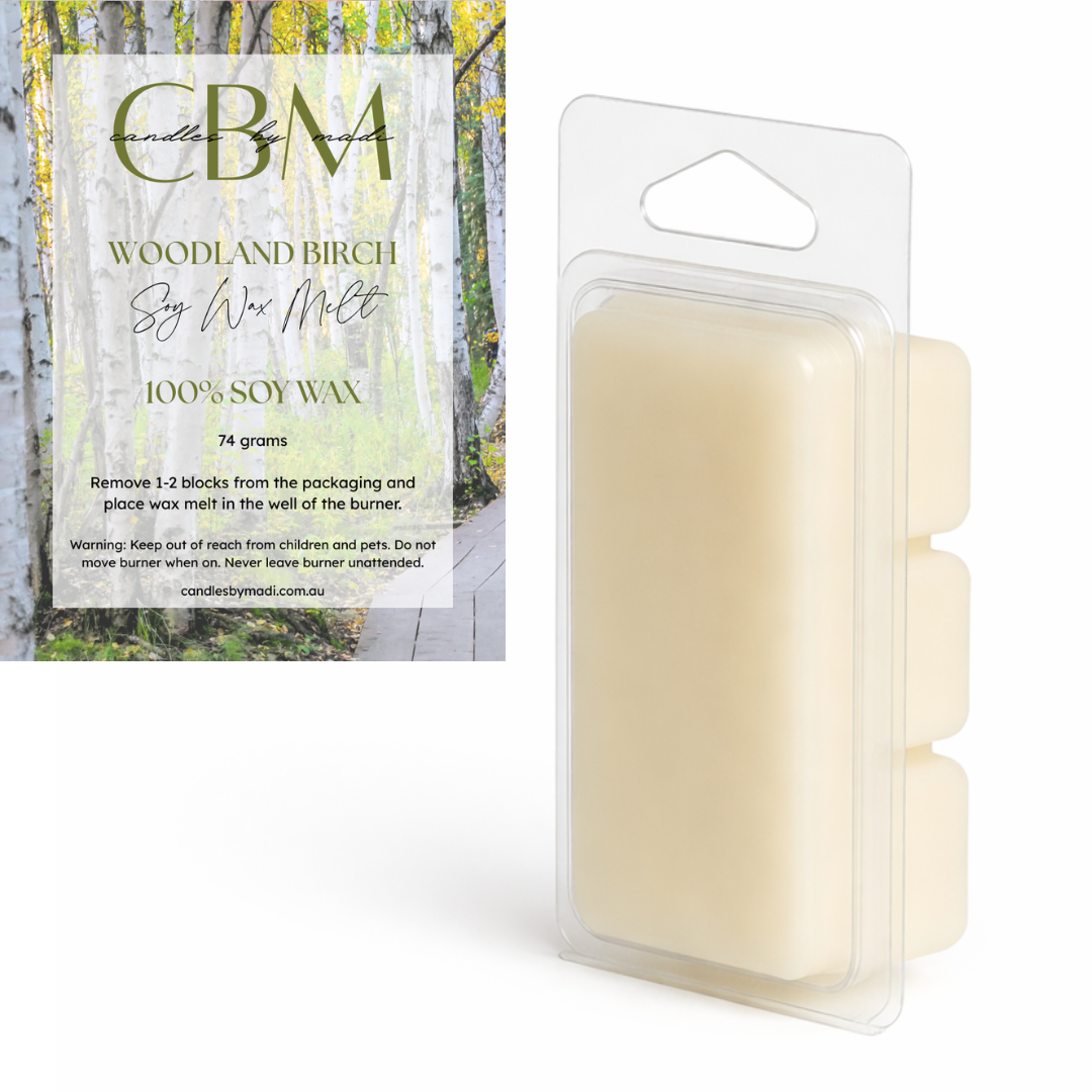 Woodland Birch Soy Wax Melt (74 grams)