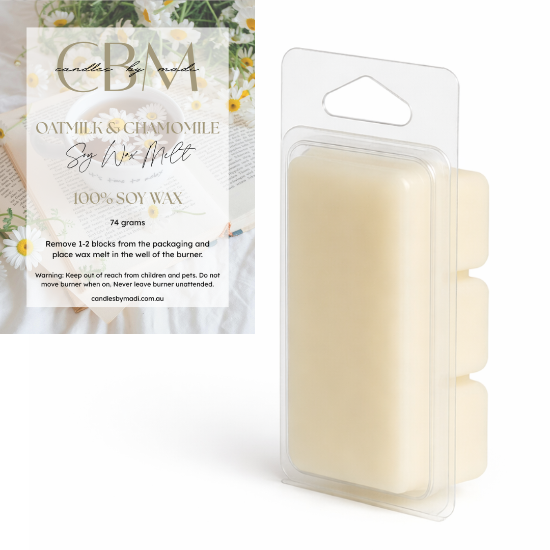 Oatmilk & Chamomile Soy Wax Melt (74 grams)