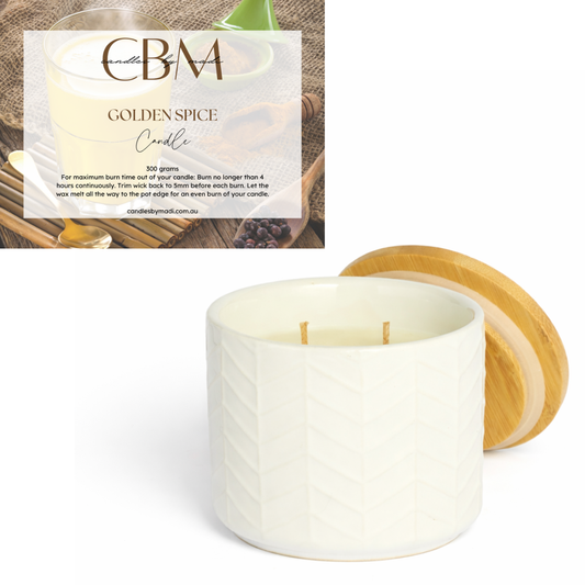 Golden Spice Candle (300 grams)