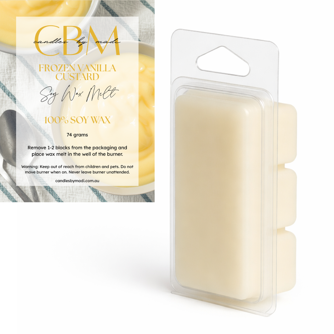 Frozen Vanilla Custard Soy Wax Melt (74 grams)