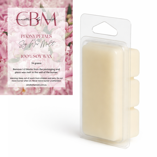 Peony Petals Soy Wax Melt (74 grams)