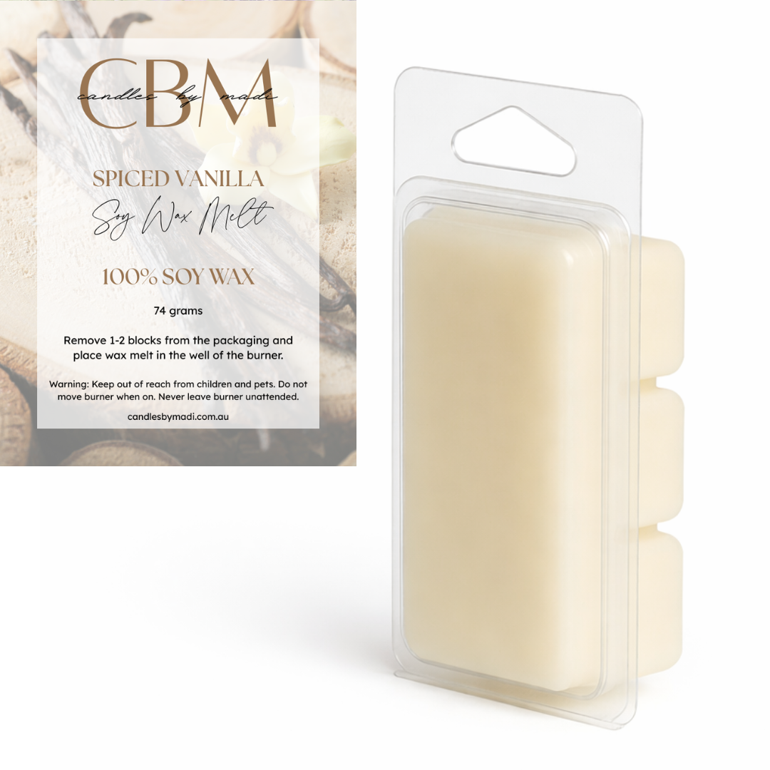 Spiced Vanilla Soy Wax Melt (74 grams)