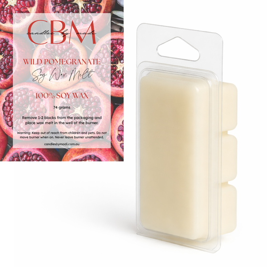 Wild Pomegranate Soy Wax Melt (74 grams)