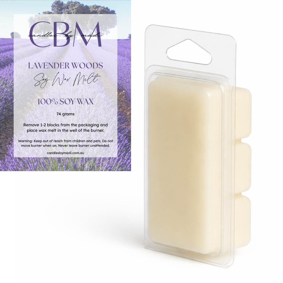 Lavender Woods Soy Wax Melt (74 grams)