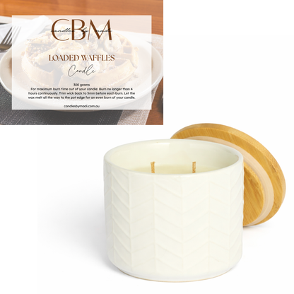 Loaded Waffles Candle (300 grams)