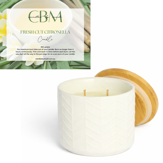 Fresh Cut Citronella Candle (300 grams)
