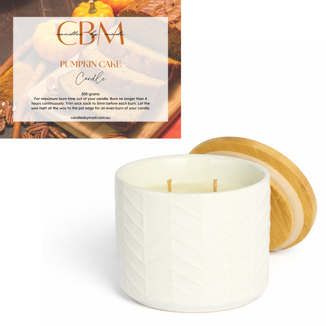 Pumpkin Cake Candle (300 grams)